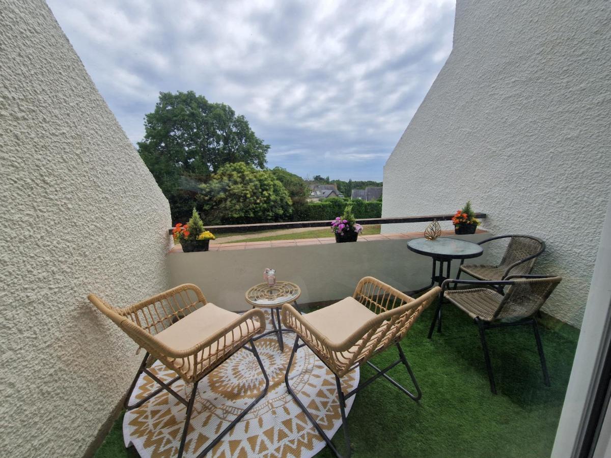Guidel-Plages Studio Lumineux Balcon Vue Mer & Piscine Экстерьер фото